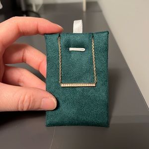 Swarovski bar necklace